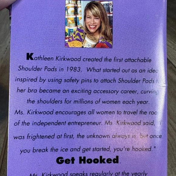 Kathleen Kirkwood VIntage Shoulder Pads * New In Package * Nude Mini - Picture 6 of 6